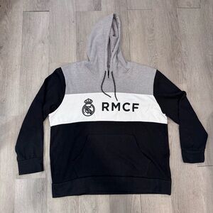 Real Madrid RMCF Authentic Hoodie Mens XL Official Product Pullover Sweatshirt
